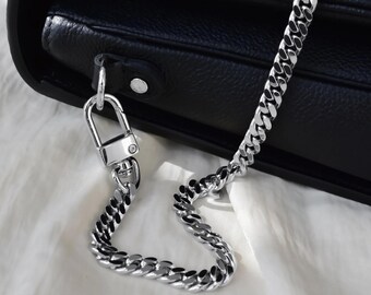 Bag Chain Straps, Bag Chain Accessories, Purse Chain Straps, Wallet Chain, Chain Charm, Luxury Designer Bag Accessories, Key Holder Chain
