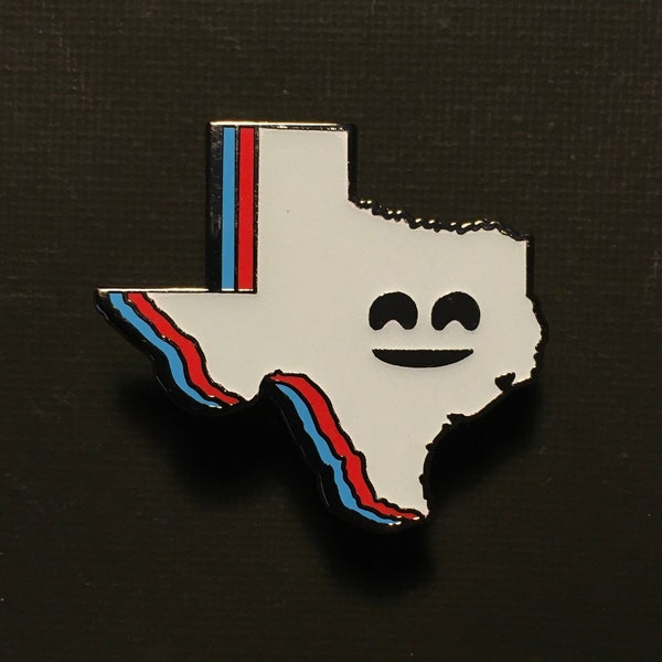 Texas Pin - Glow-in-the-Dark Hard Enamel