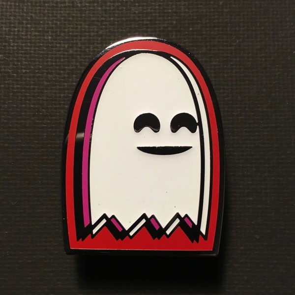 Gravestone Ghost Pin (Version A) - Glow-in-the-Dark Hard Enamel