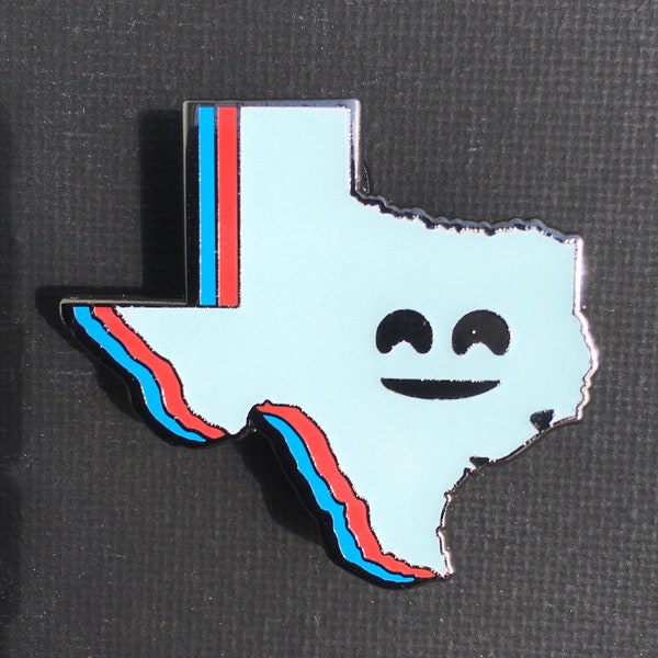 Texas Magnet - Glow-in-the-Dark Hard Enamel