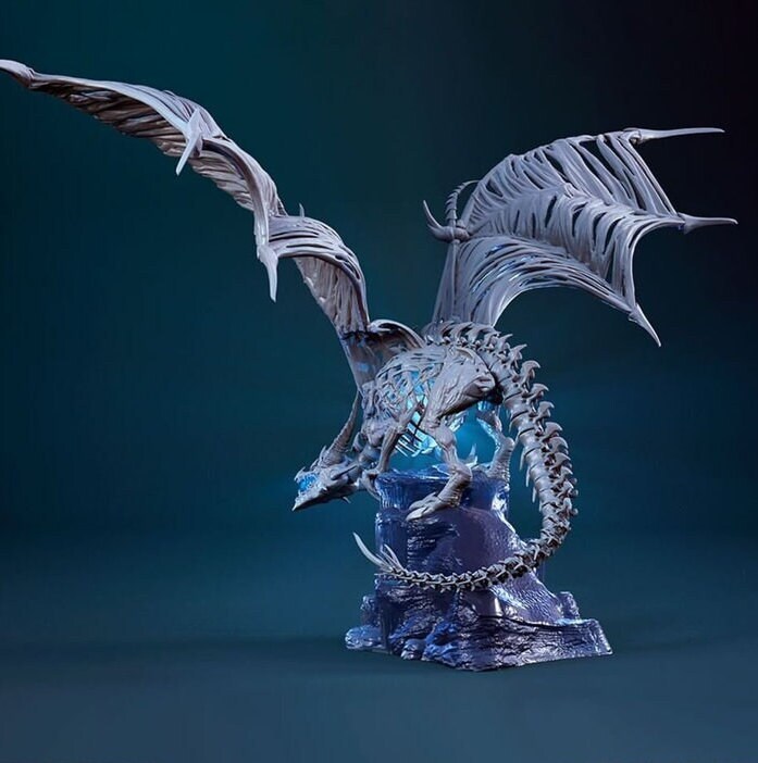 Frost Wyrm Figure 3D Print STL File - Etsy Australia