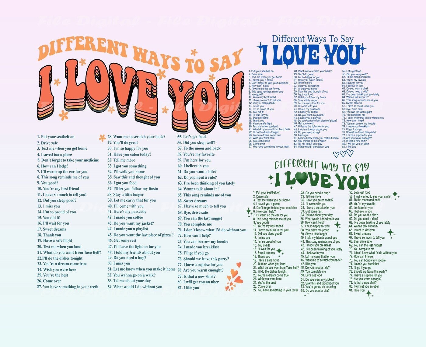 Aesthetic File Different Way To Say Love You File Digital Different Way To Say Love You Png Way To Say Png VSCO Love File