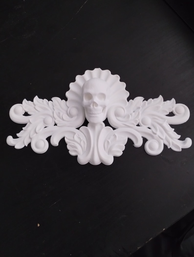 Skull Furniture/applique- Black and White Available - Etsy