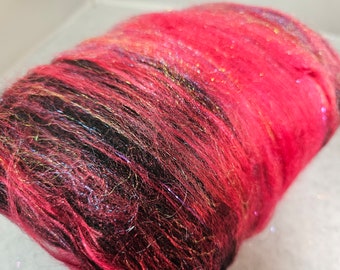 Cardinal - 4 oz Merino / Bamboo / Firestar