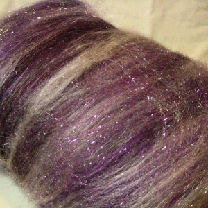 Passionflower 4 oz merino / bamboo / firestar / angelina image 3