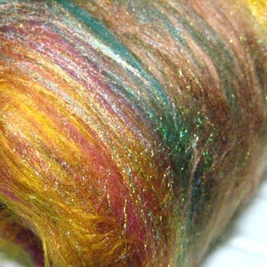 Japanese Maple 4 oz Merino / Bamboo/ Firestar image 1