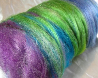 Abalone - 4 oz merino / bamboo /  firestar / angelina