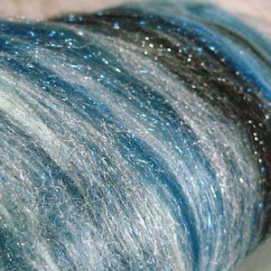 Starlight Starbright II 4 oz merino / bamboo / firestar / angelina image 1