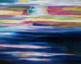 Art, Painting, Oil, Original art, Texture wall Art, abstract painting, oil painting, canvas art, Home Decor painting, 48x24