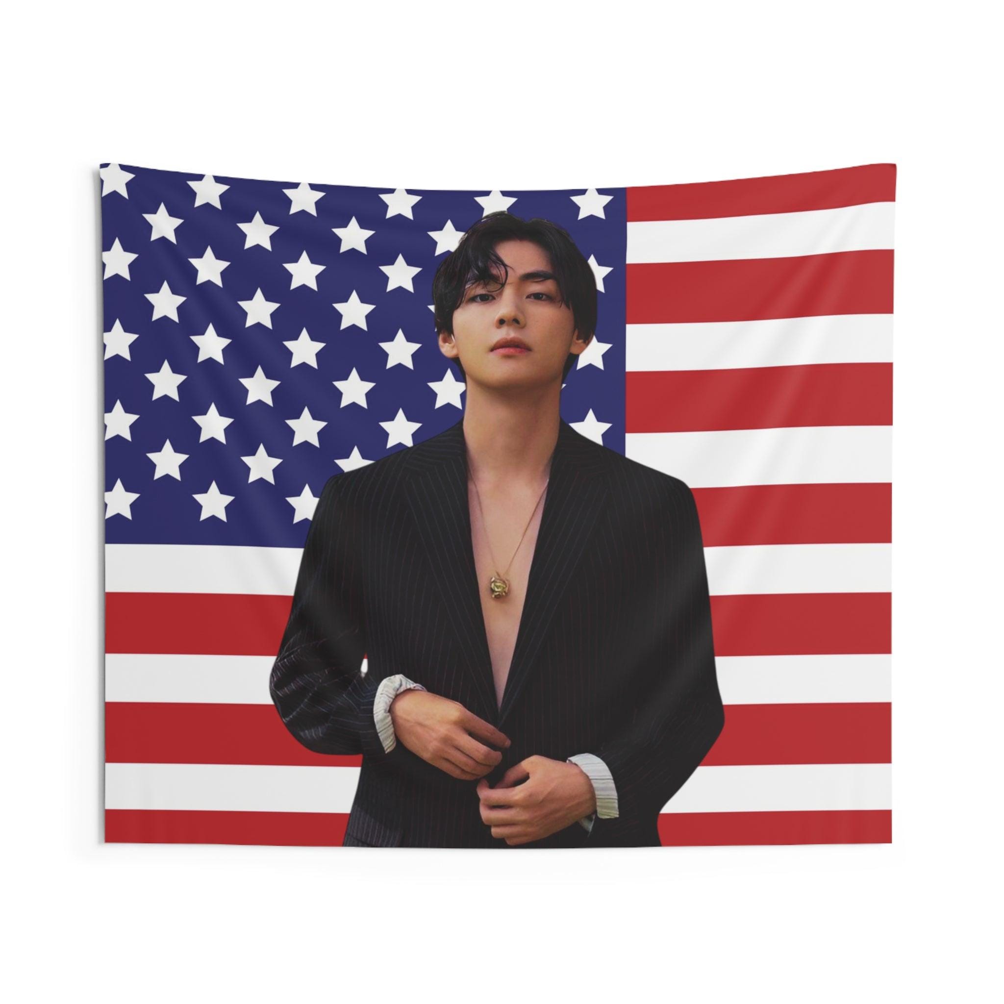 V Bts Flag - Etsy