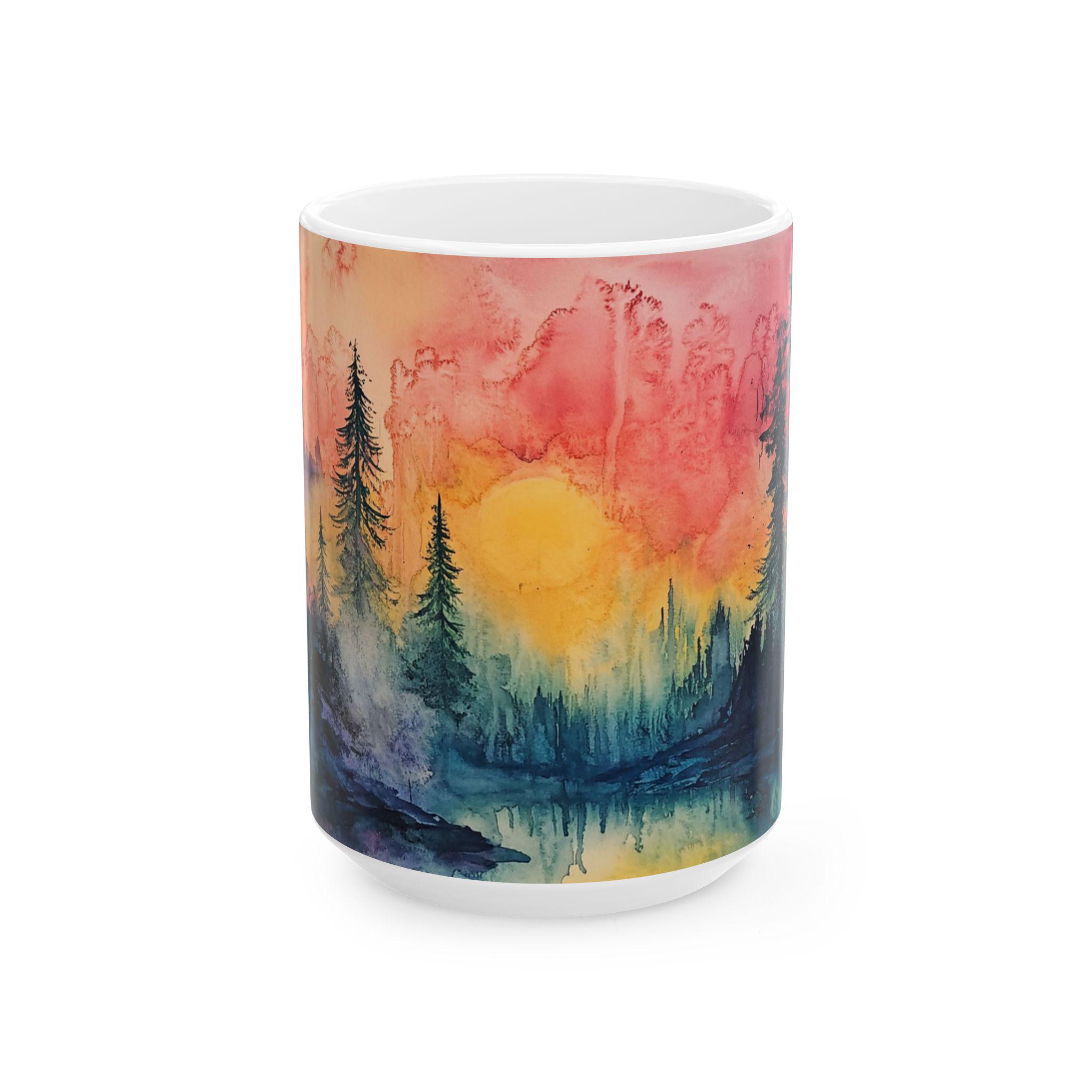 Bob Ross Trees 11oz Mug main image 1