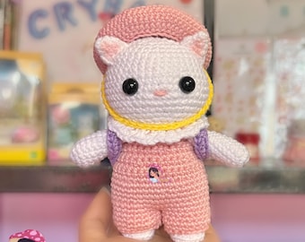 Crochet Sylvanian cat calico critters