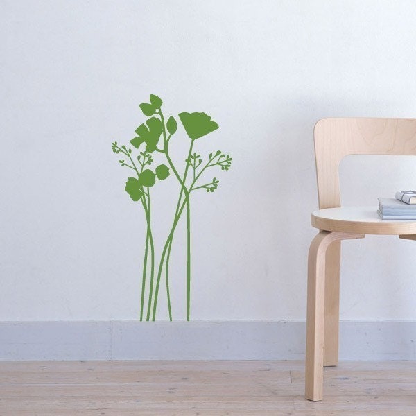 NEUES DESIGN groß Blumen kleine Vinyl Aufkleber