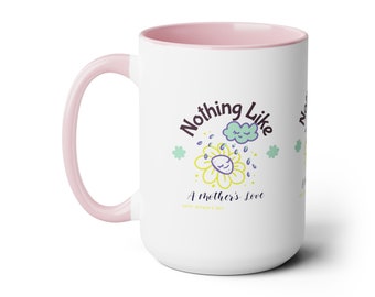 Mother's Day Two-Tone Coffee Mugs, 15oz