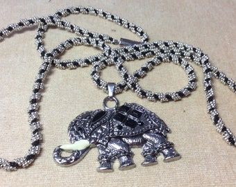 Necklace  elephant pendant