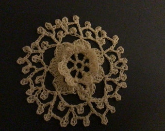 Crocheted doily