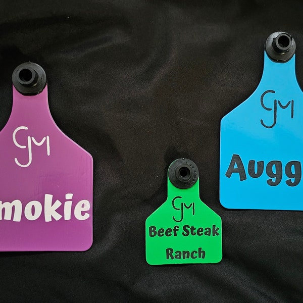 Personalized Ear Tags for Livestock Etsy