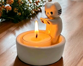 Cute Candle Holder | Indoor Ornaments Figurines | Home Decor