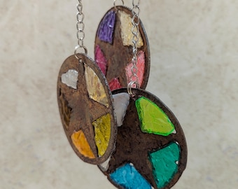 レインボーシェリフ - 星が飾られたアップサイクルサンキャッチャーウィンドチャイム