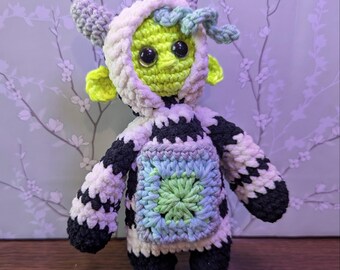 ミニ白黒暗闇で光るポケットクリーチャー