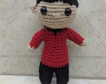 怒ったオーグメントかぎ針編み人形 - 高さ8インチ