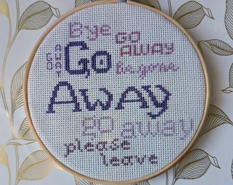 アンチソーシャルコア - クロスステッチの装飾