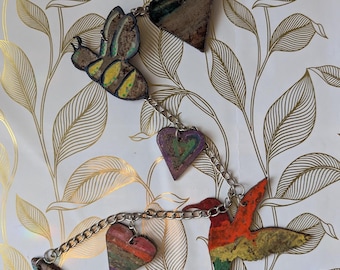 ネイチャーストランド - アップサイクルメタルウィンドチャイム