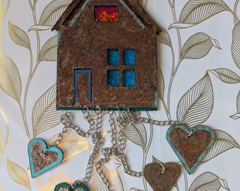 ホームスイートホームチャイム - アップサイクルされた風鈴とサンキャッチャー