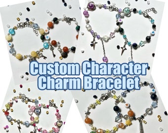 Custom Character Charm Bracelet