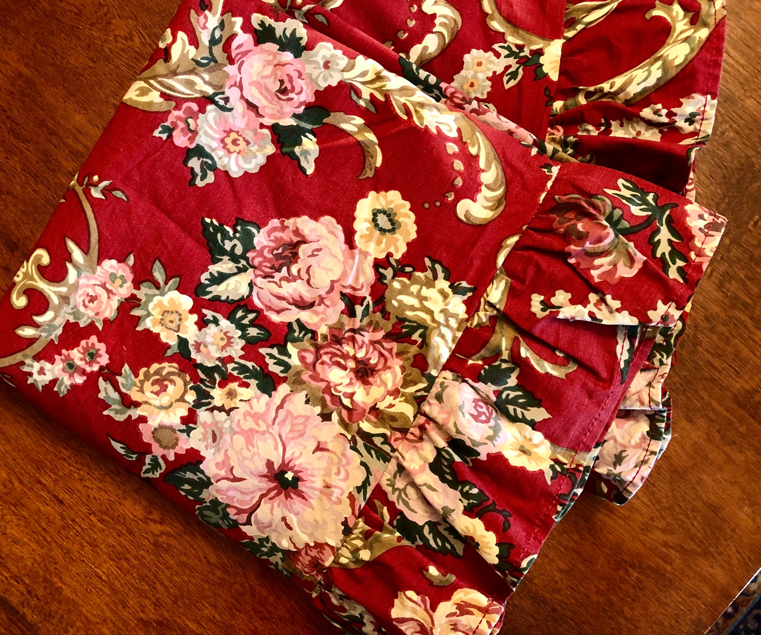 Pair Vintage Ralph Lauren Twin Flat Sheets Marseilles Floral | Etsy