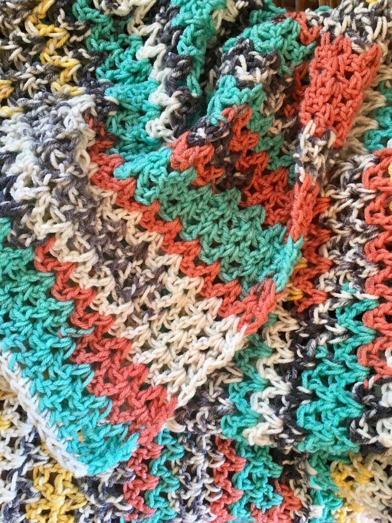 Crochet Blanket Crochet Afghan Crochet Throw Western | Etsy