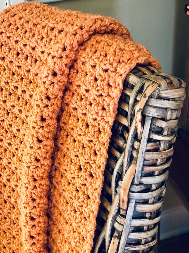 fall chunky blanket