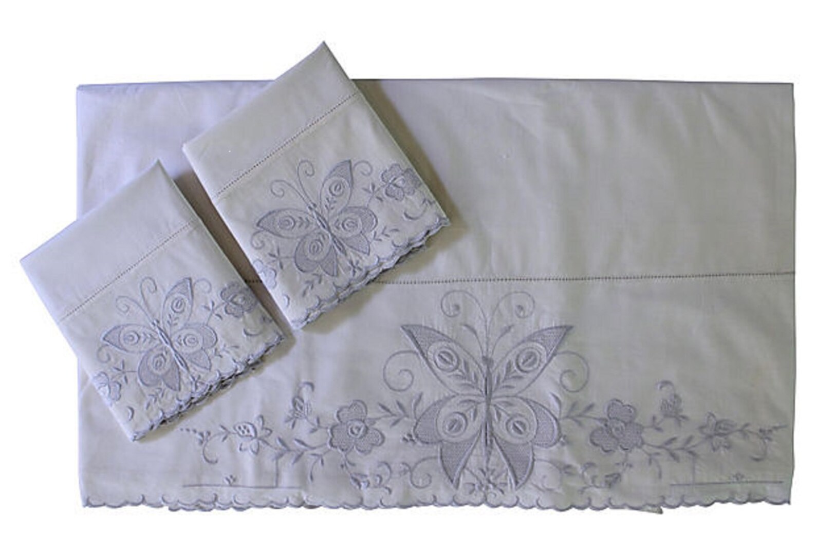 Vintage Bed Sheet Set Vintage Sheet Set Italian Butterfly Etsy