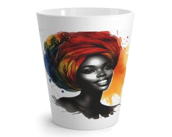 Golden Aura Africa Styled-Latte Mug