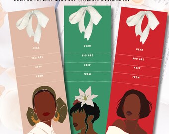 Set of 12 Bookmarks I Printable I Digital I Black Women Empowerment I Reading Books I  Celebrating Diversity I SVG, PDF, PNG  I