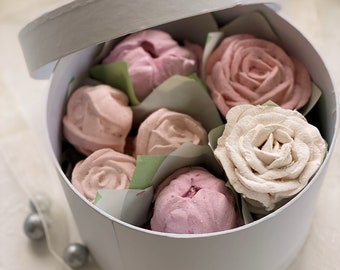 Beeren-Marshmallow-Blumen-Box