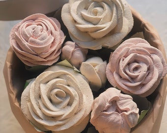 Edible Berry Marshmallow Flowers Box (Size XL)