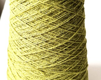 Wool Yarn, Avocado Color, Natural Fiber, Soft, Green, Kettle, 1pc