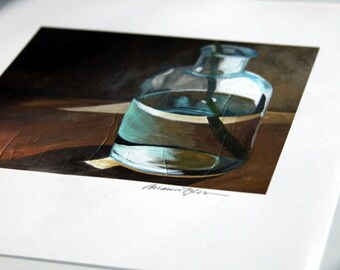 print - shadow stem - print of original painting