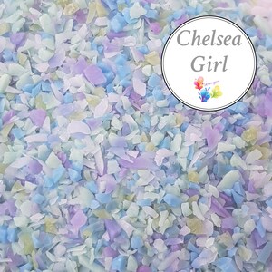K0 Lampwork Frit Blend CHELSEA GIRL, fine blend coe 96, Lampwork Supply, Glass Supply, Pastel Frit Bend