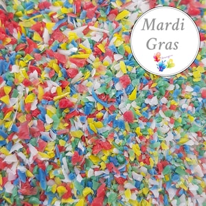Lampwork Frit Blend MARDI GRAS, fine blend coe 94-96, Lampwork Supply, Glass Supply, Blue Frit, yellow frit, green frit