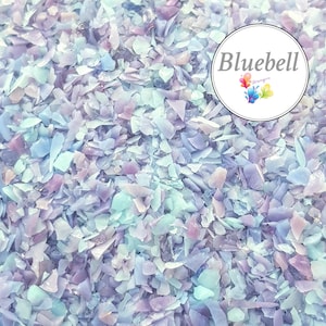 K0 Lampwork Frit Blend BLUEBELL, fine blend coe 96, Lampwork Supply, Glass Supply, Fusing Supply purple  blue