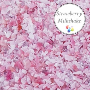 K0 STRAWBERRY MILKSHAKE, Lampwork Frit Blend, fine blend coe 94-96, Lampwork Supply, Glass Supply, Fusing Supply, Striking