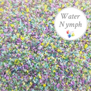 K0 WATER NYMPH, Lampwork Frit Blend, fine blend coe 96, Lampwork Supply, Glass Supply, Fusing Supply, blue purple green