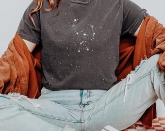 Orion Constellation Shirt: Comfort Colors Starry Night Tee