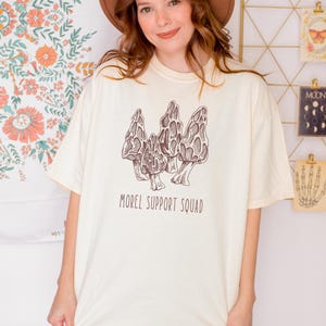 Funny Morel Mushroom Shirt, Cottagecore Forager Gift, Mushroom Hunting Tee, Fungi Lover Shirt, Forestcore Aesthetic, Nature Gift