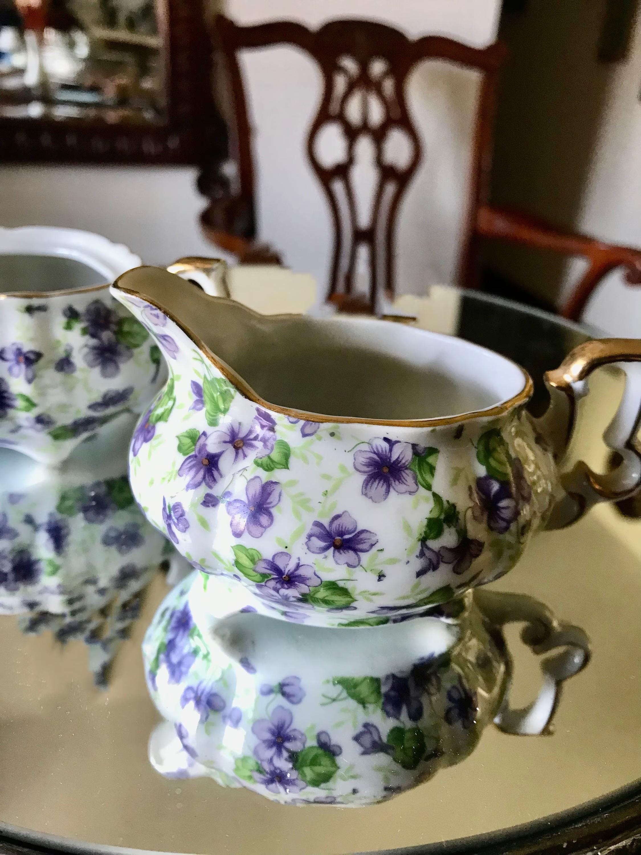 Aynsley Violets - Etsy