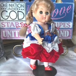 Red White and Blue Ginny Doll
