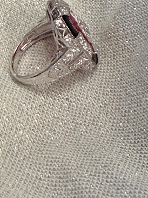 Vintage Art Deco Statement Ring - image 4