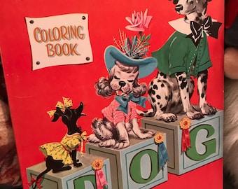 Vintage 1959 Children's Coloring Books (Unused)